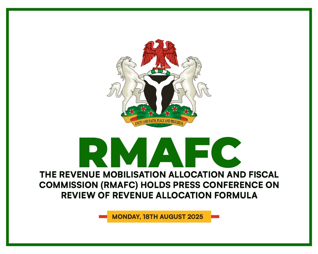 RMAFC HOLDS PRESS CONFERENCE ON REVIEW OF REVENUE ALLOCATION FORMULA 